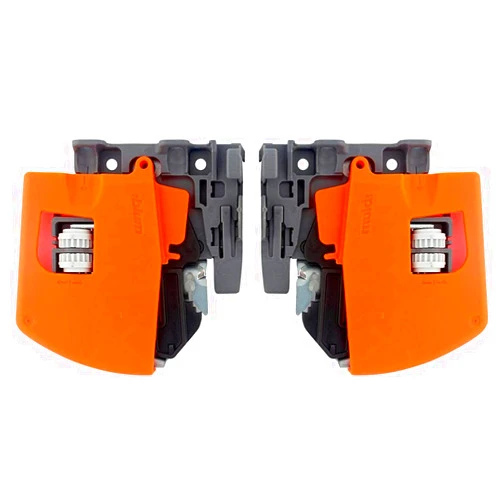 Blum T51.1901 Pair of Left and Right Tandem 563/569 Side Adjustable Front Locking Devices Pair of (1). (1- Left and 1- Right)