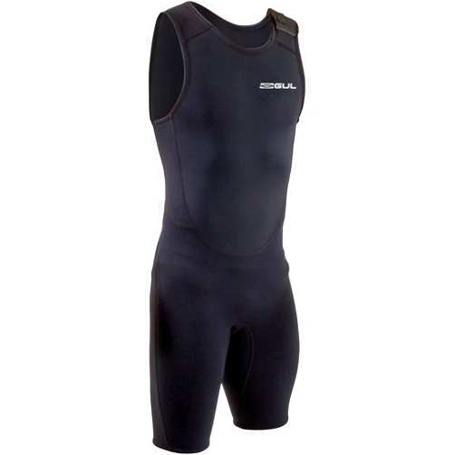 Gul Mens Response 3/2mm Flatlock Short John Wetsuit - Black - Easy Stretch