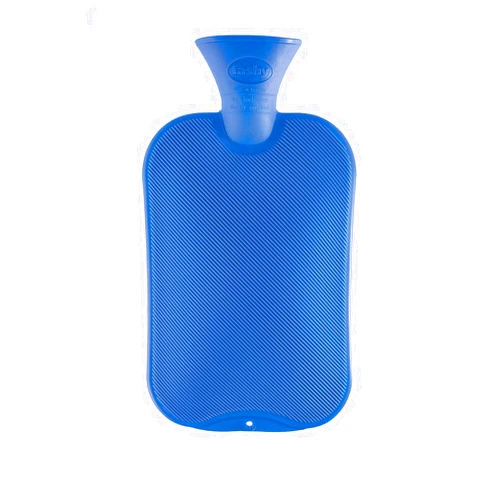 Fashy Hot Water Bottle Classic Assorted Colors - Made in Germany