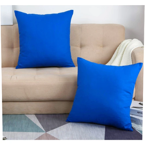 TangDepot Handmade Decorative Solid 100% Cotton Canvas Throw Pillow Covers/Cushion Covers, 45 Colors Available - (18