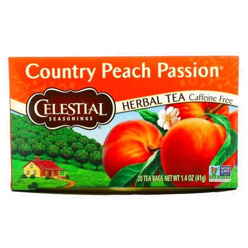 CAIKEZI Celestial Seasonings Country Peach Passion Tea Bags, 20 ct, 2 pk