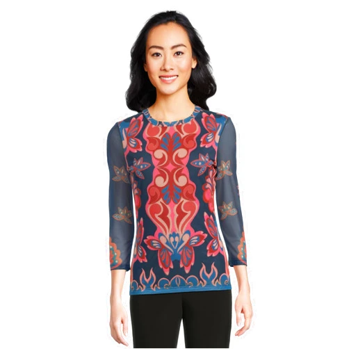 Johnny was Womens Kaia Mesh Tee