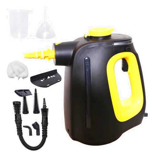 Splanteen Handheld Steam Cleaner with 9 pcs Accessories Multi-Surface Steam Cleaner for Home 530ml Natural Multi-Purpose Steamer for Cleaning Grime, Grease，Floor, Upholstery, Grout and Car