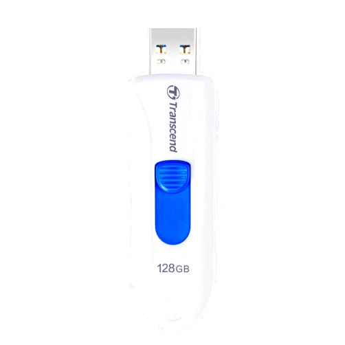 Transcend 128GB JetFlash 790 USB 3.1 Flash Drive (TS128GJF790W),White
