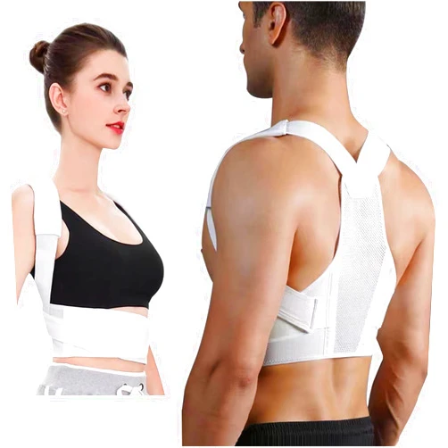 SUBAOQI upper thoracic back brace posture corrector for women men. scoliosis hunchback corrector back support bras belt for women shoulder scoliosis posture pals (X-Large)