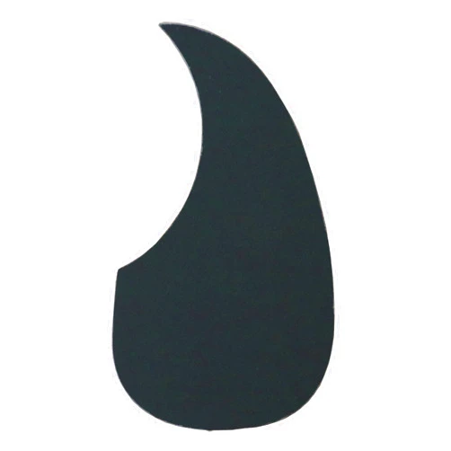 Metallor Acoustic Guitar Pickguard Anti-Scratch Guard Plate Perfect Replacement, Self Adhesive Tear or Water Drop Shape Pick Guards Various Color, Cool Guitar Accessories Gifts (Black)