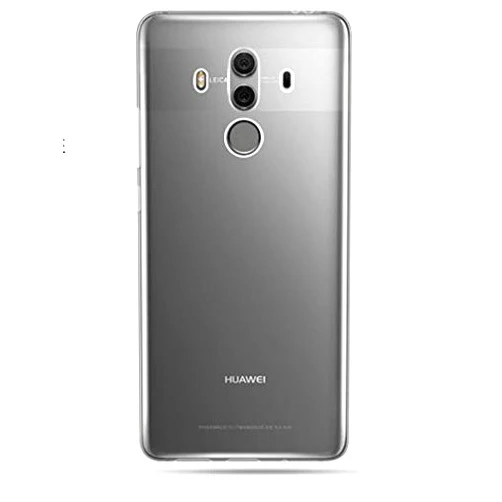 iCoverCase Compatible with Huawei Mate 10 Pro Case, Ultra-Thin Silicon Back Cover [Clear Transparent] Lightweight Protective Soft TPU Case for Huawei Mate 10 Pro