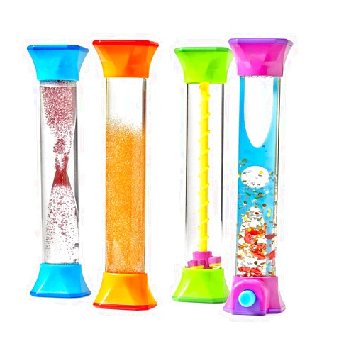 Learning Resources hand2mind Sensory Fidget Tubes, Sensory Toys, Travel Toys, Quiet Fidgets for Classroom, Calm Down Corner Supplies, Anxiety Relief Items for Kids, Toddler Stocking Stuffers, for Kids