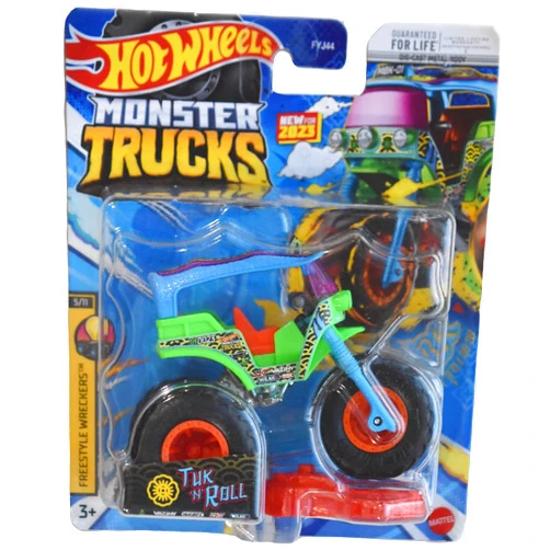 Hot Wheels Monster Trucks Tuk 'n' Roll 2023 Connect and Crash Car