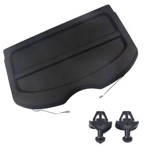 BOPARAUTO Cargo Cover for Nissan Kicks 2018 2019 2020 2021 2022 2023 2024 Accessories Rear Black Trunk Shade Luggage Security Cover With 2 Pieces Hook Clips
