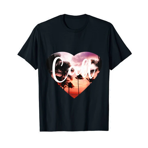 California Heart T-Shirts Premium California Cali Heart T-Shirts T-Shirt