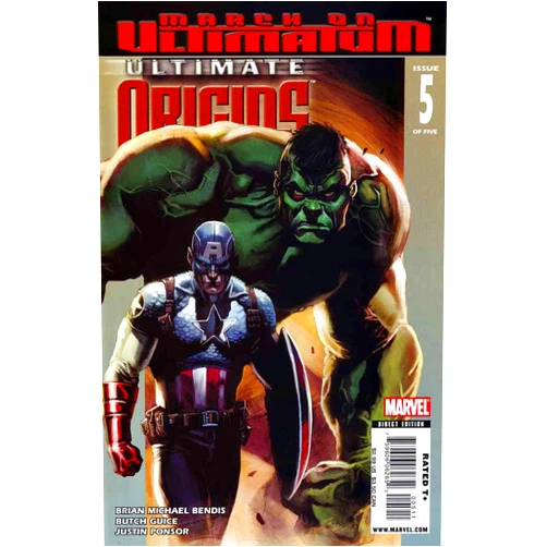 Marvel Ultimate Origins #5 VF/NM ; Marvel comic book | Gabriele Dell’Otto