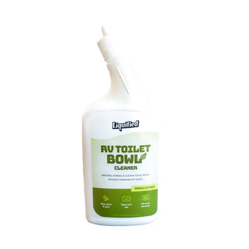 Liquified RV Toilet Treatment Liquified RV Toilet Bowl Cleaner - Natural RV Toilet Treatment Formula, Septic Tank Safe, No Harsh Chemicals, Citrus Scent, Safely Cleans Stains and Supports Black Tank Health, Proudly Made in the USA