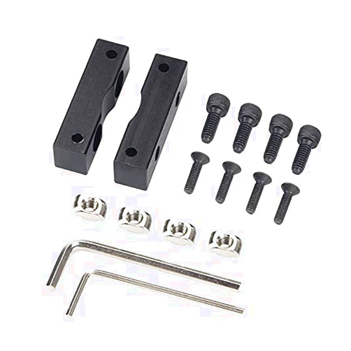 Bilway 2pcs 3D Printer Upgrade Aluminum Alloy Z axis Stepper Motor Holder Mount Rack for Creality Ender 3V2,Ender 3 pro, CR-10 Series