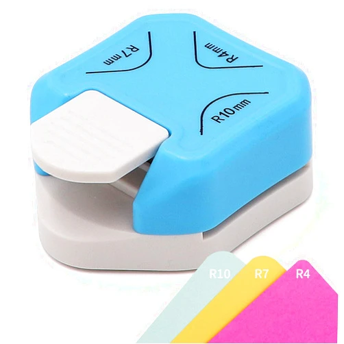 Jeemiter 3 in 1 Corner Rounder Punch, 4mm 7mm 10mm 3 Way Corner Cutter for Paper Craft, Laminate, DIY Projects, Photo Cutter, Card Making and Scrapbooking