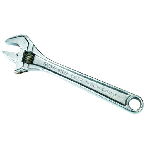 Bahco 8072 RC US Adjustable Wrench, 10-Inch, Chrome
