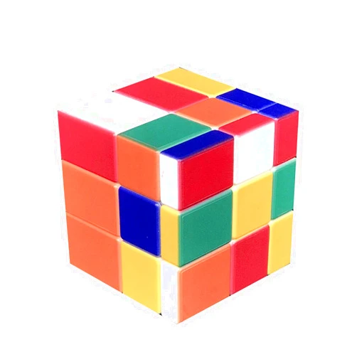 Kugoa Mirror Cube 3x3 Speed Cube Color Mirror Blocks Puzzle Toys for Kids Adult 5.6cm/2.2