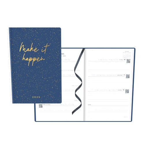 Letts of London® Inspire 2025 Weekly/Monthly Planner, 12 Months, January to December, A5 Size, 8.25