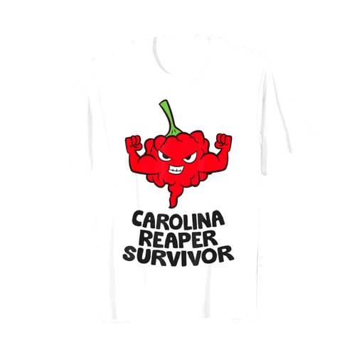 Carolina Reaper Chili Tees And Gifts World's Hottest Pepper - Carolina Reaper Survivor T-Shirt
