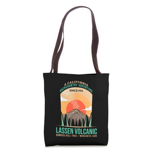 Lassen Volcanic United States USA Unique Items Lassen Volcanic US National Park California Gift Tote Bag