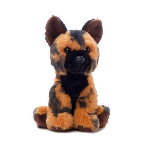 The Petting Zoo African Wild Dog Stuffed Animal Plushie, Gifts for Kids, Wild Onez Babiez Zoo Animals, Zoologee African Wild Dog Plush Toy 6 inches