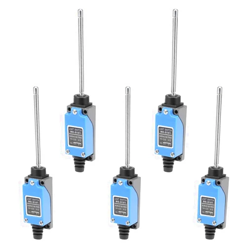 uxcell Flexible Coil Spring Rod Momentary Limit Switch ME-8167 1NC+1NO 5Pcs for CNC Mill 3D Printer Door Switch