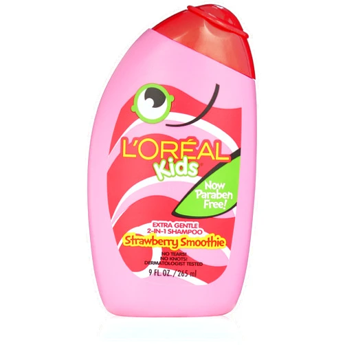 L’Oréal Paris L'Oreal Kids Extra Gentle 2-in-1 Shampoo, Strawberry Smoothie, 9 fl. oz.
