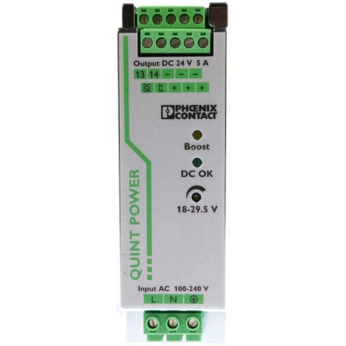 Phoenix Contact QUINT-PS/1AC/24DC/5 DIN Rail Power Supply 24Vdc 5A 120W, 1-Phase