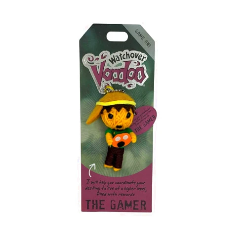Watchover Voodoo 3-Inch The Gamer Keychain - Handcrafted Gift to Bring Good Luck and Positivity Everywhere You Go