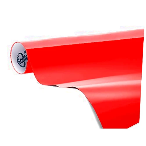 3M 1080 Gloss Hot Rod Red Air-Release Vinyl Wrap Roll (1/2ft x 5ft)