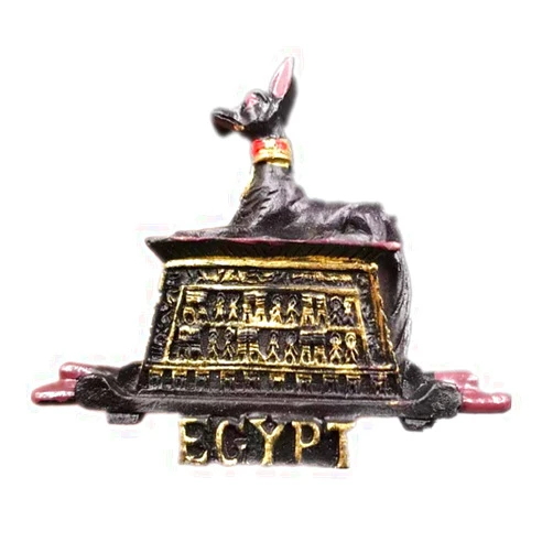 World Magnet-Eddiewei Egypt Anubis Fridge Magnet World City Resin 3d Strong Souvenir Tourist Gift Chinese Magnet Hand Made Craft Creative Home and Kitchen Decoration Magnetic Sticker (Egypt 2)