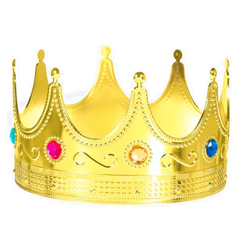 Amscan Luxurious Gold Royal Crowns - 0.75