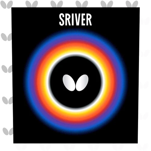 Butterfly Sriver Table Tennis Rubber | 1.5 mm, 1.7 mm, 1.9 mm, 2.1 mm, or MAX | Red or Black | 1 Inverted Table Tennis Rubber Sheet | Professional Table Tennis Rubber