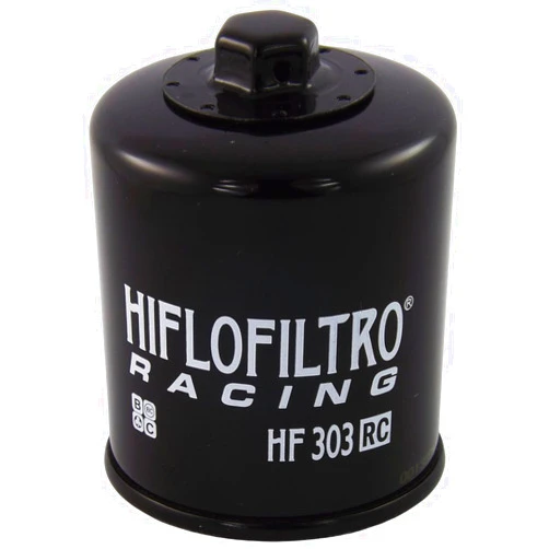HiFloFiltro HF303RC Black RC High Performance Premium Oil Filter, Single