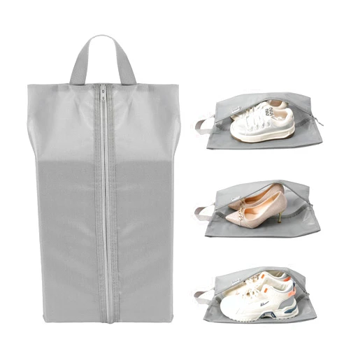 HAUTEROW Travel Shoe Bag Portable Zipper Shoe Organizer