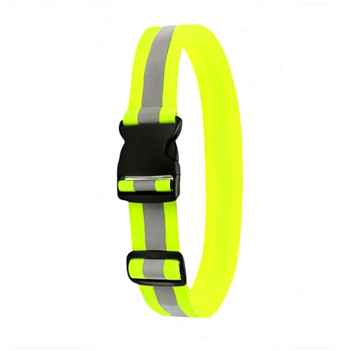 RyanDesign Reflective Safety Belt - Adjustable Military-Grade Elastic Strap for Running, Cycling, Motorcycle | High-Visibility Lime Green | Day & Night Protection (26