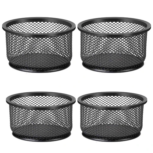 MaxGear (Bundle of 2 Sets) MaxGear Paper Clip Holder Mesh Paper Clip Holders Paperclip Holders Paper Clip Dispenser Paper Clip Organizer / Pen Holder Pencil Holder Pen Cup Pencil Cup Pen Holders Pencil Holder