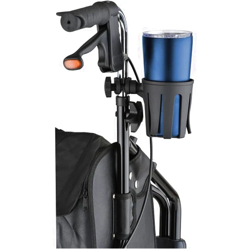 NOVA Medical Products Cup Holder for Walkers with Round Narrow Tubing