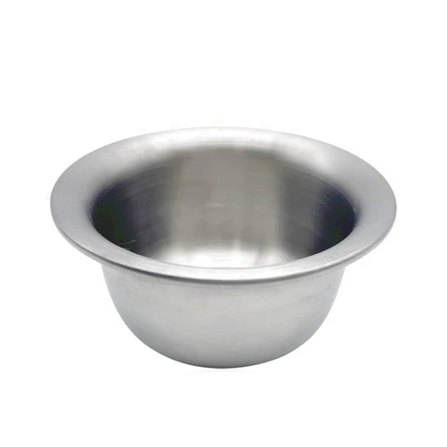 ECHOLLY Shaving Soap Bowl from Durable Metal Shave Mug -Shaving Soap & Cream Bowl- Double Layer Shave Unbreakable Mug (MEDIUM) (3.2 x1.6 inch)