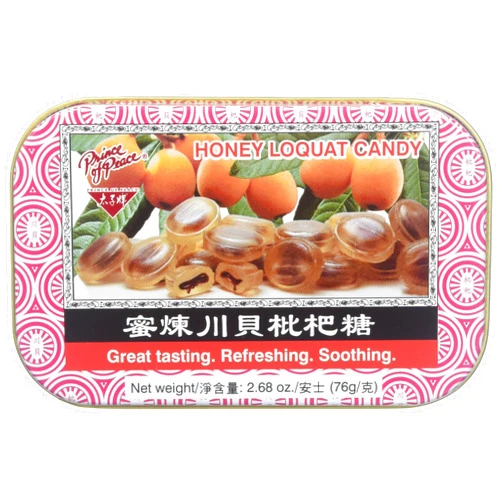 Prince of Peace Honey Loquat Candy, 2.68 Ounce