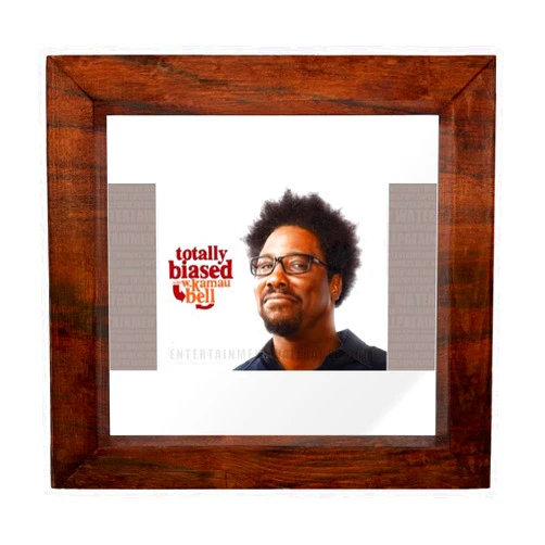 PEAS IN A POD W. Kamau Bell - 6X6 Full Color Photo Sign With Hand Made Wood Frame PIAP #G741115