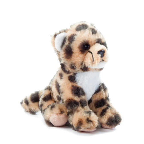 The Petting Zoo Cheetah Stuffed Animal Plushie, Gifts for Kids, Wild Onez Babiez Zoo Animals, Cheetah Plush Toy 6 inches