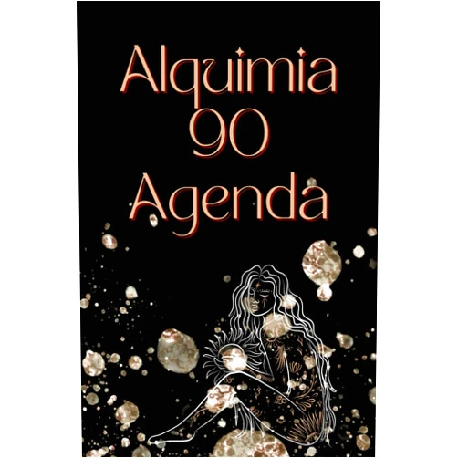 Vero Gutierrez Alquimia 90 Agenda: Planificador semanal y mensual para 6 meses, cubierta flexible, paginas para notas, objetivos y check list, 6 x 9 pulgadas. (Spanish Edition)