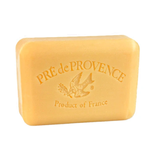Pre de Provence Artisanal Soap Bar, Enriched with Organic Shea Butter, Natural French Skincare, Quad Milled for Rich Smooth Lather, Sandalwood, 8.8 Ounce