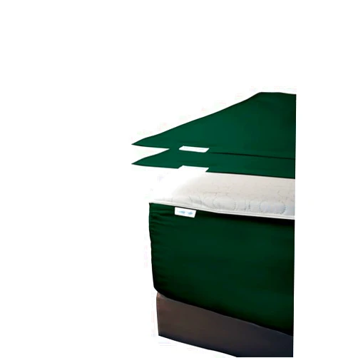 RAJVEER TEXTILE Zip On Fitted Sheet - Includes 1 Fitted Base + 2 Zip Sheet - Easy to Handle, Won’t Pop Off Sheet- 600 TC Cotton Fitted Sheet- 18