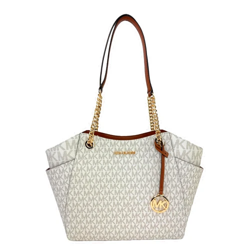 Michael Kors Jet Set Travel (Vanilla, Large)