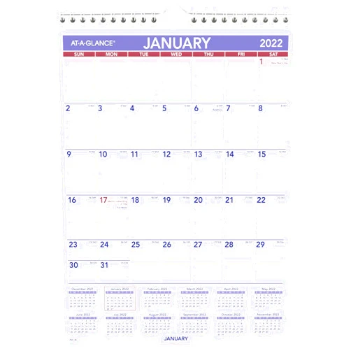 AT-A-GLANCE 2022 Wall Calendar by AT-A-GLANCE, 8