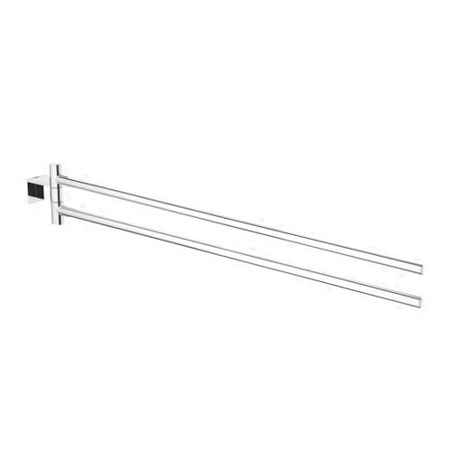 Grohe 40624001 Essentials Cube 18 In. Double Towel-Bar