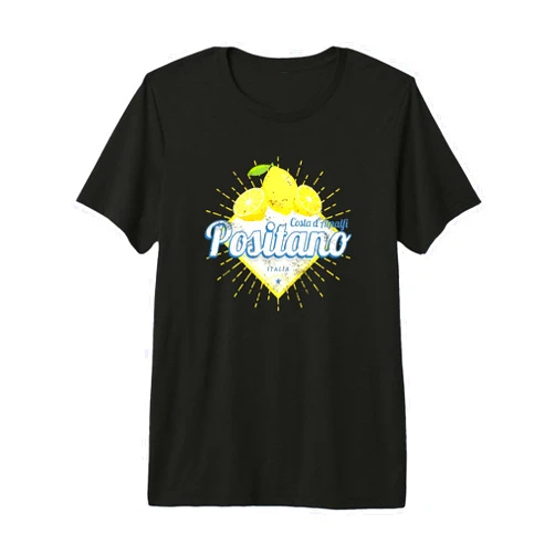 Positano Costa d'Amalfi Lemon Italy Vintage Amalfi Coast Premium Tri-Blend T-Shirt
