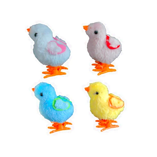 YUERFEILA Bunny and Jumping Chick Toys Easter Wind Up Chick Toys,Chicken Hopping Windup Toy for Kids Toddlers Party Favors Goody Bag Fillers Gifts (Chick)